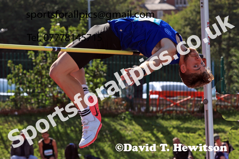 Decathlon high jump, 2025 EAP International Combined Events, Hexham, Northumberland.  Photo: David T. Hewitson/Sports for All Pics